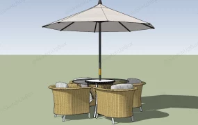 Outdoor Round Patio Dining Set