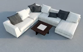 Cream Sectional Sofa