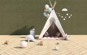 Indoor Play Tent For Girl