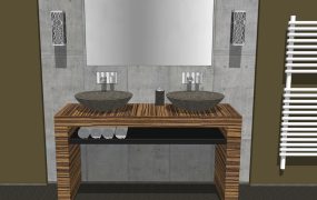 Double Sink Bathroom Vanity Design