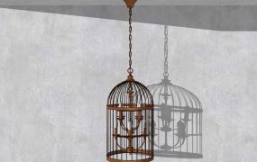 Vintage Birdcage Chandelier