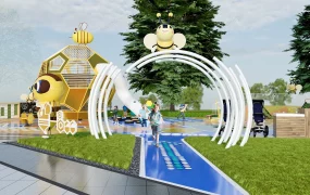 Bee Themed Playground Design