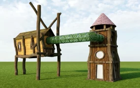 Rustic Backyard Playhouse