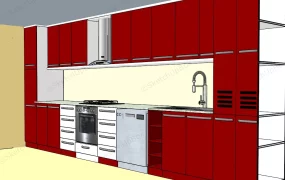Two Row Galley Kitchen Design