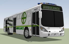 Medical Ambulance Bus