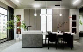 Dining Room Design With Island