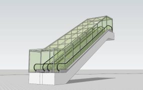 Outdoor Escalator with Cover