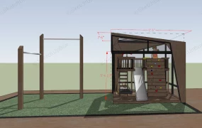 Wooden Playset For Kids