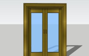 Copper Entry Door