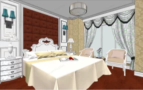 Traditional Bedroom Interior