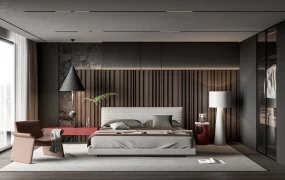Dark Grey Bedroom