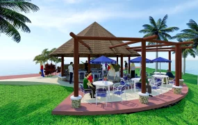 Tropical Beach Pavilion