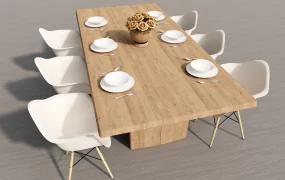 Farmhouse Dining Table Set