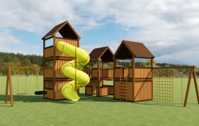 Wood Backyard Playset