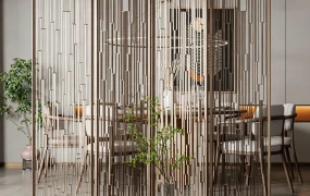 Dining Room Divider Screen Idea