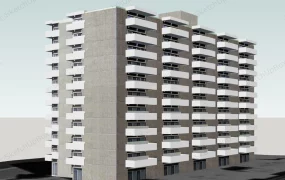 Vintage Apartment Building