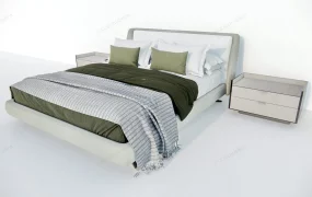 Bed And Nightstand Set