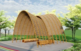 Bamboo Pavilion Structure