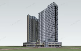 Office Modern High Rise Building