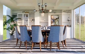 Modern Rustic Dining Room Idea