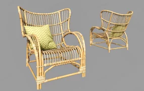 Bamboo And Rattan Chair