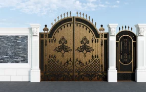 Antique Victorian Style Gate