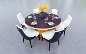 7 Piece Round Dining Set