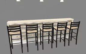 Modern Home Bar Counter