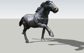 Bronze Horse Sculpture