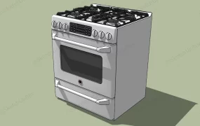5 Burner Electric Stove Oven