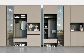 Mudroom Storage Cabinet Design