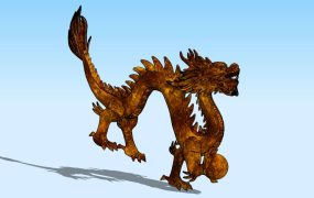 Chinese Dragon Sculpture