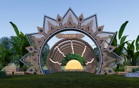 Camping Art Installation