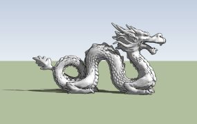 Stone Dragon Sculpture
