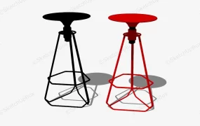 Industrial Swivel Bar Stools