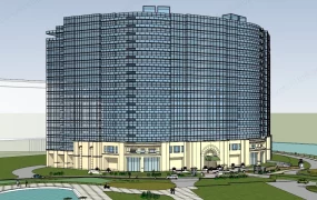 Modern Luxury Hotel Exterior