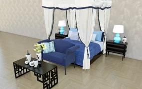 Antique Chinese Bedroom Set