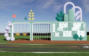 Outdoor Kids Interactive Wall