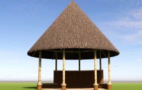 Thatched Roof Gazebo