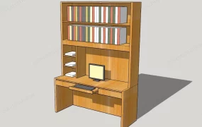 Computer Desk With Hutch