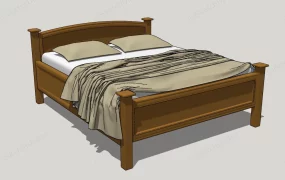 Wood Platform Bed
