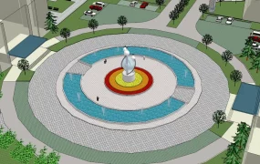 Public Square Fountain