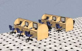 Office Computer Carrels