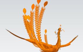 Mythical Phoenix Bird