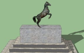 Large Outdoor Horse Sculpture
