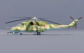 Mil Mi 28 Attack Helicopter