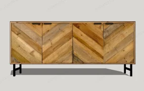 Rustic Wood Sideboard