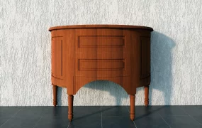 Curved Console Table