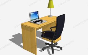 Wood Computer Desk And Chair