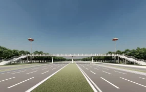 Pedestrian Crossing Bridge